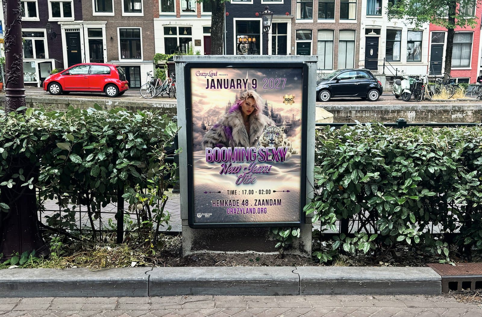 Website van Crazyland Booming New Year