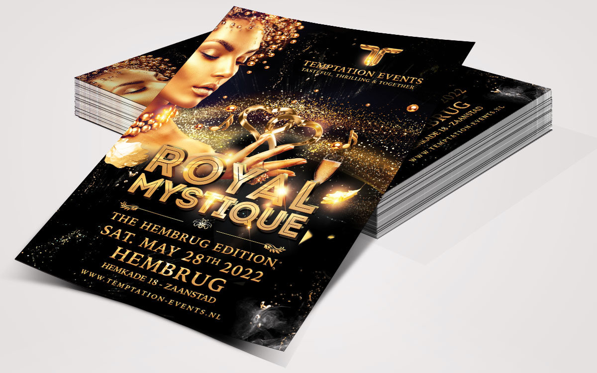Poster ontwerp voor Royal Mystique
